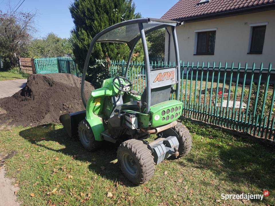 Mini ładowarka AVNT 220 sprawna szeroka łyżka nieuszkodzony Trojanów sprzedam