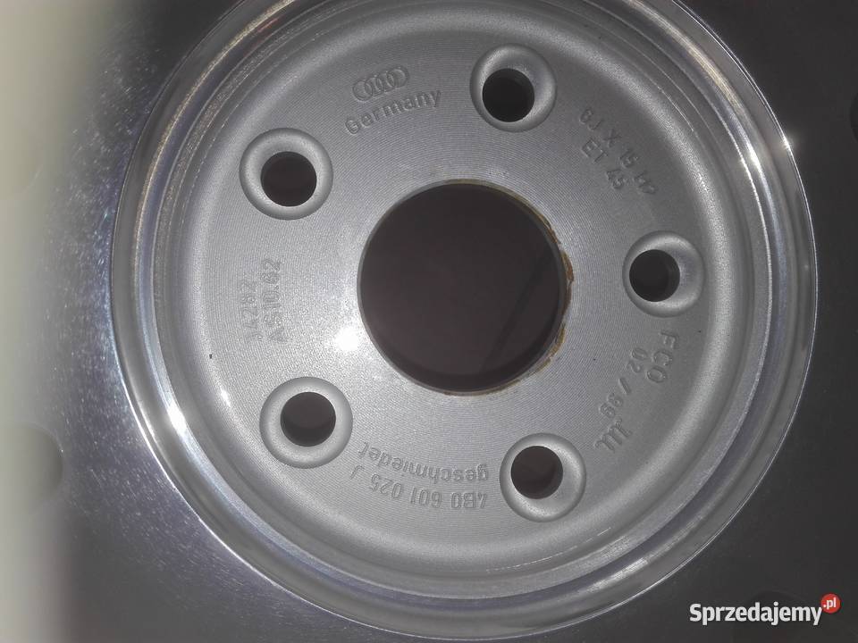 Felgi aluminiowe Audi 15 5x112 komplet 4 Koła i felgi pomorskie Gdańsk