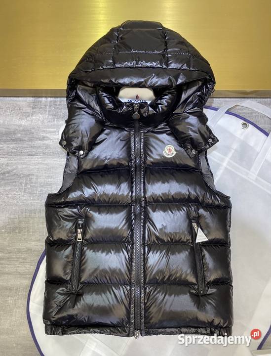 Męska kamizelka Moncler gęsi puch czarna