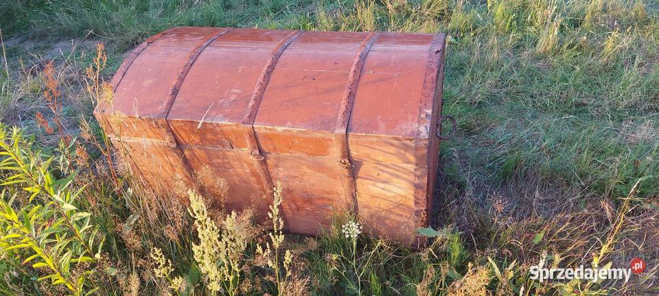Kufer posagowy drewniana skrzynia lubelskie Susiec sprzedam