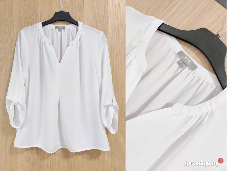 Bluzka biała S 36 CA elegancka nowa Warszawa