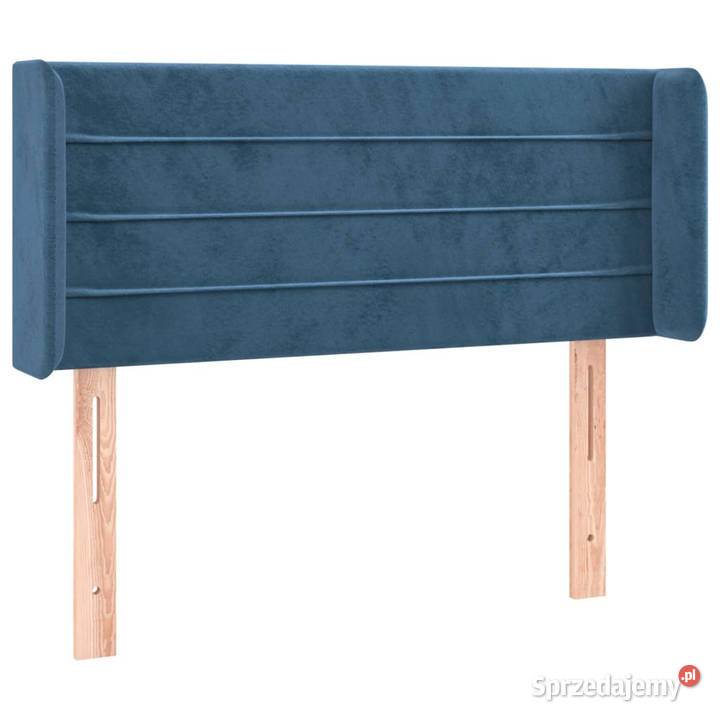 Zagłówek uszak ciemnoniebieski 83x16x7888 mazowieckie sprzedam