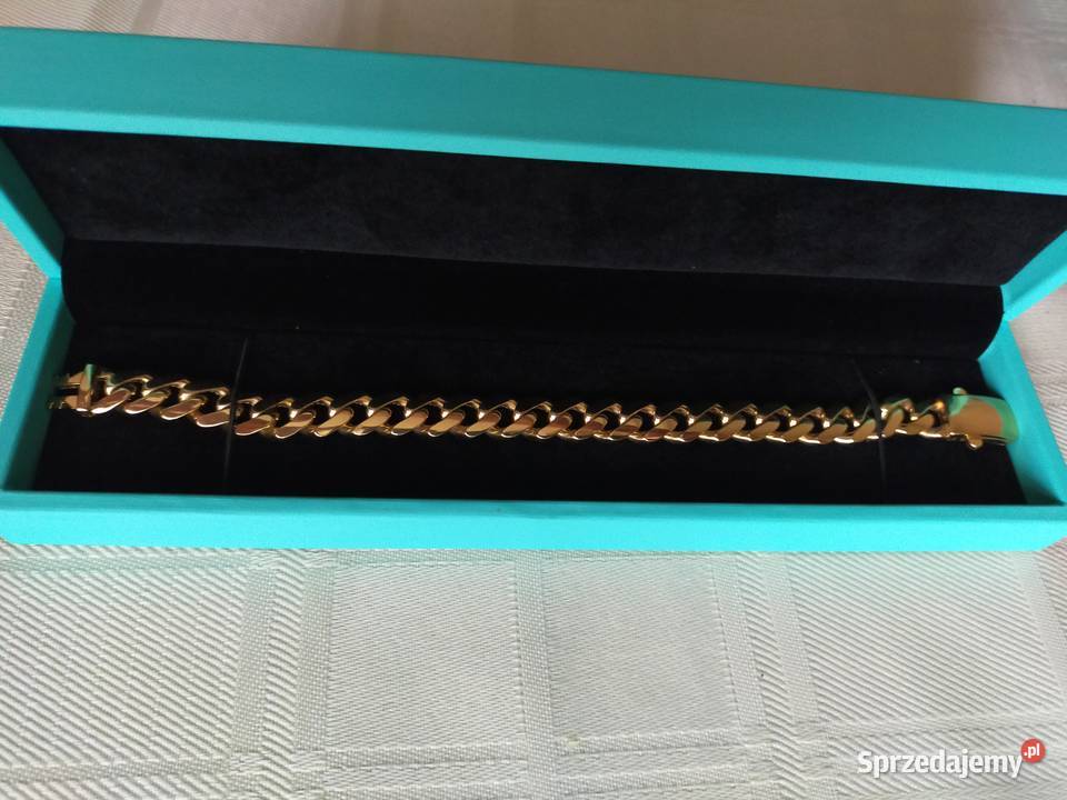 Bransoletka złoto 18k próba 750 205 1928g złoto Poznań