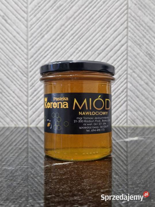 Miód Nawłociowy z własnej pasieki 450 g