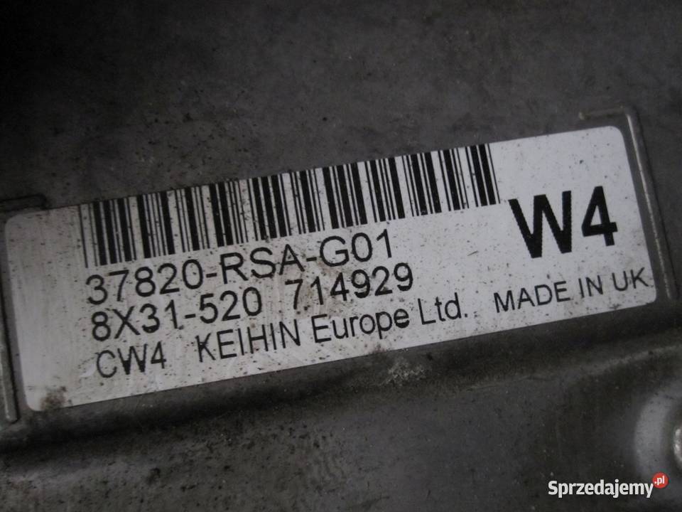HONDA komputer sterownik silnika 37820RSAG01