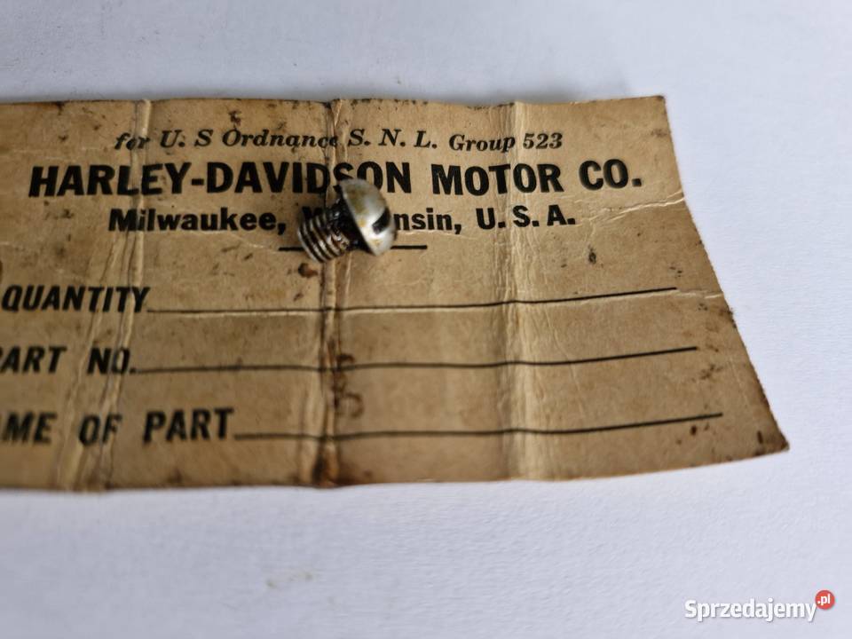 Harley WLA WLC śruba terminala lampie sprzedam