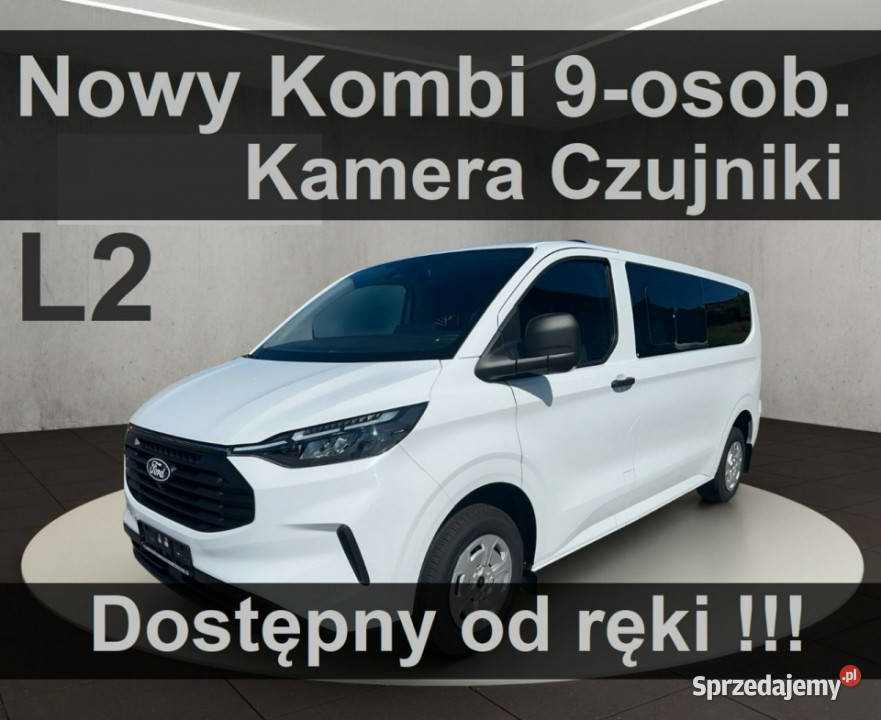 Ford Transit Custom L2 Trend 136 Kamera Czujniki pełny VAT Szczecinek