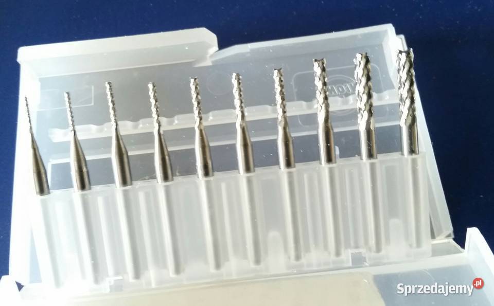 Frezy diamentowe vhm pcb kukurydza zestaw 10 śląskie Czechowice-Dziedzice