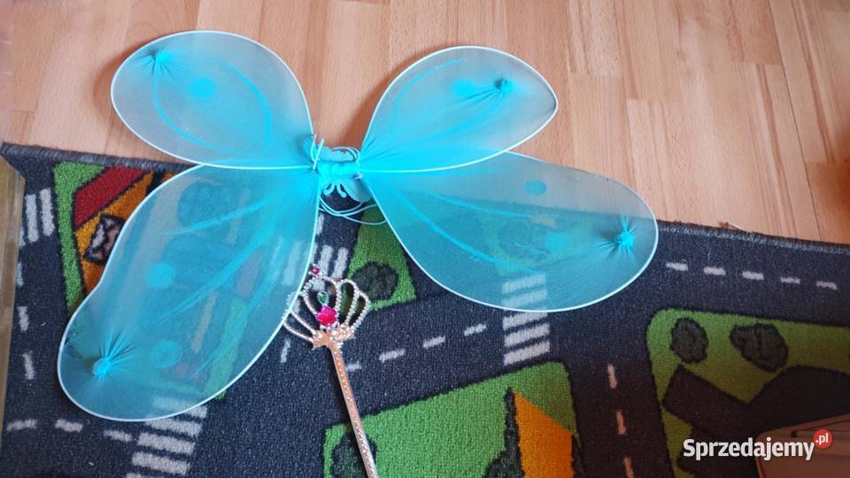 kostium strój wróżki skrzydła różdżka Książ Wielkopolski