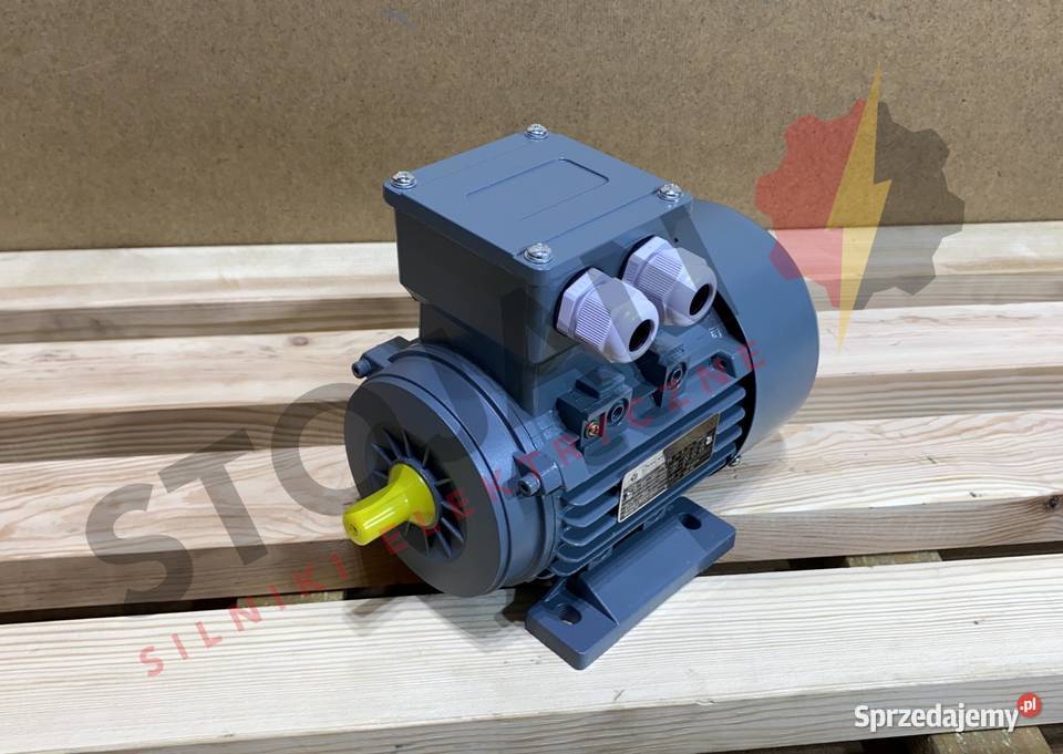 silnik elektryczny 075kW 2900obr 3fazowy 71B3 Części do elektronarzędzi Pigża