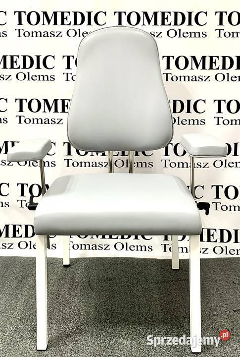 Krzesło fotel do pobierania krwi szczepień