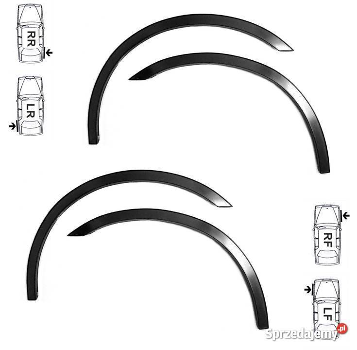 DAIHATSU CHARADE nakładki na błotnik kpl 4 Tuning Ostrów Wielkopolski