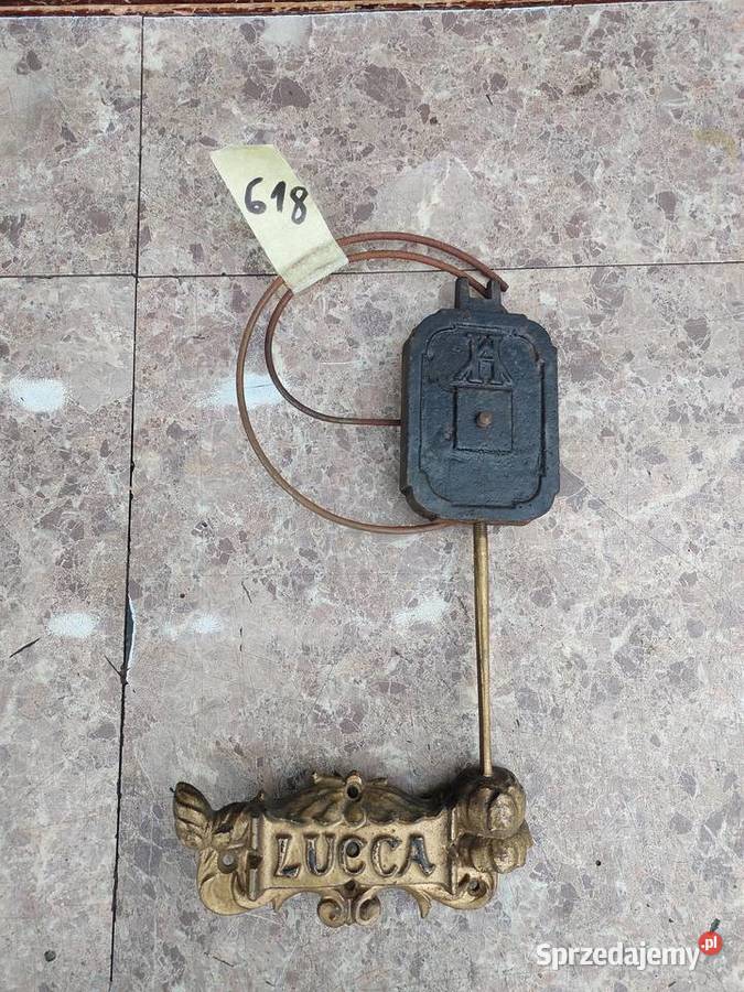 618 Gong spiralny starego zegara ściennego Lucca Tczew