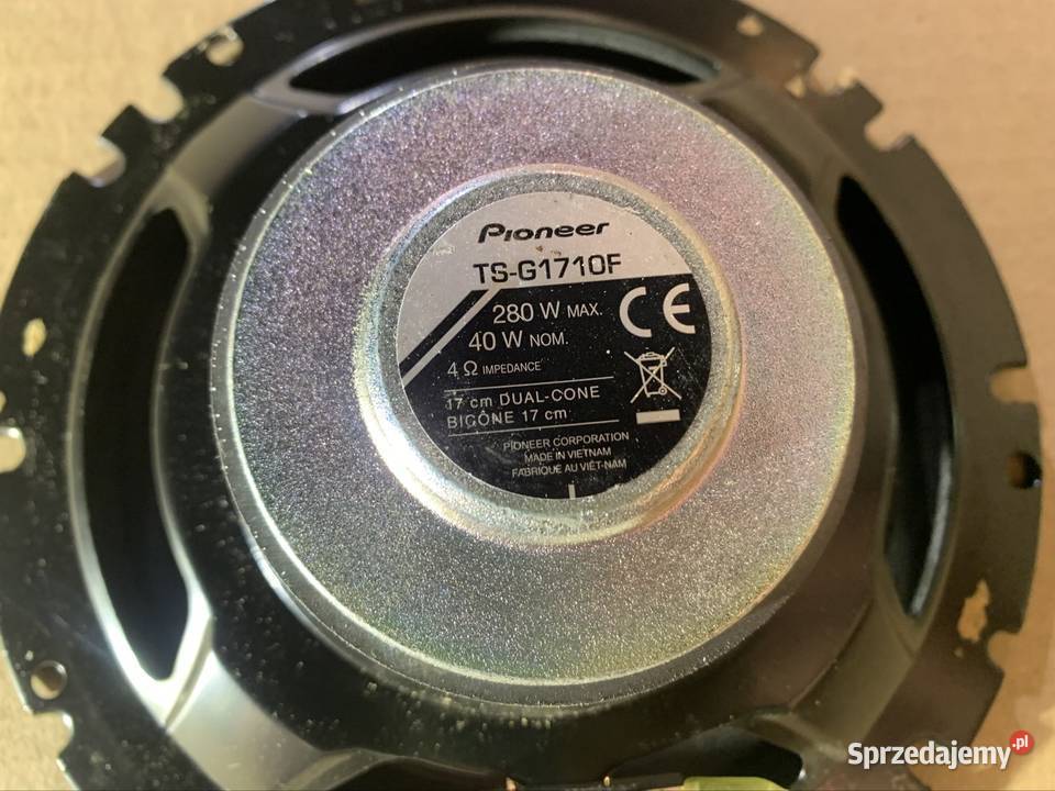 TSG1710F Głośnik głośniki 17 40W pioneer zachodniopomorskie Szczecin