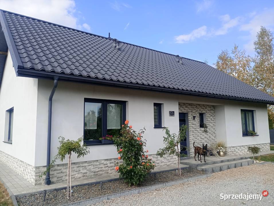 Sprzedam dom parterowy 100m2 garaż Liczba pokoi 4 Brzezówka