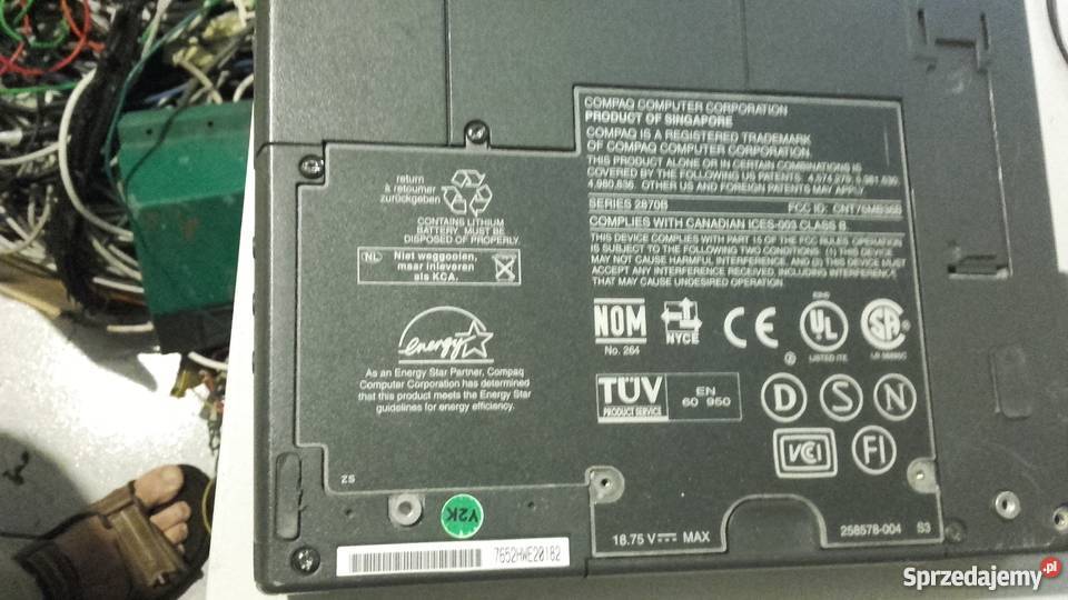 Laptop compaq 400MHz Kraków sprzedam