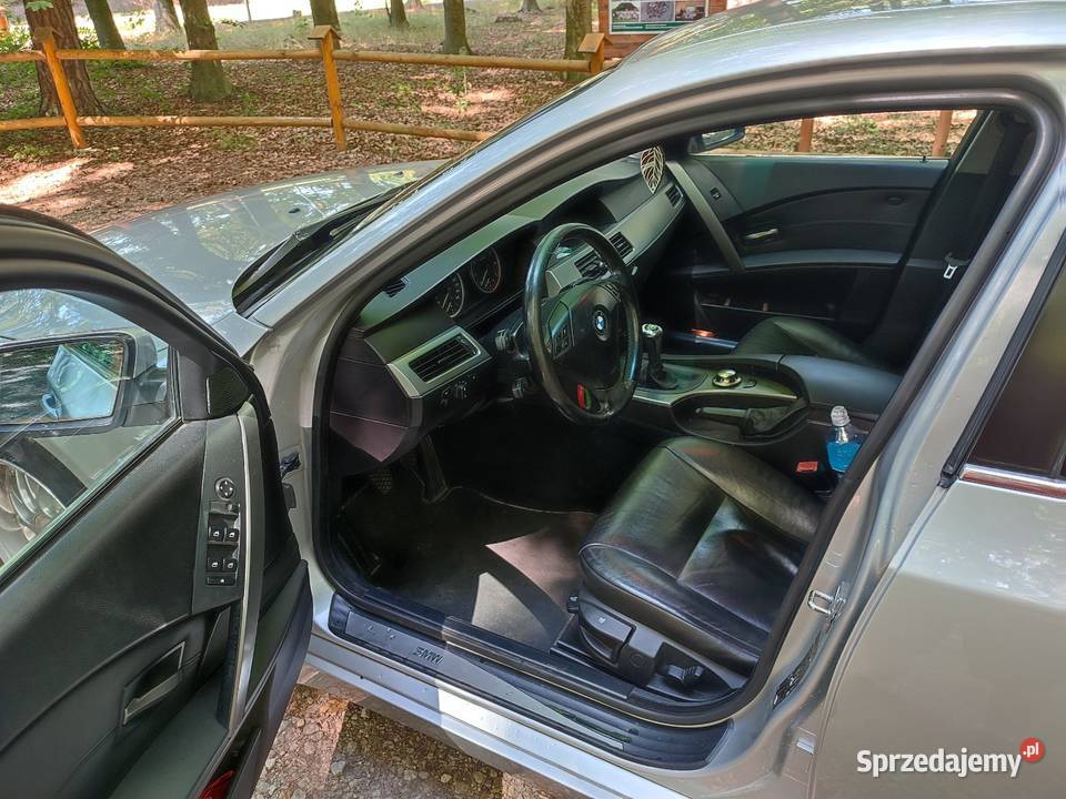 Bmw E60 520 benzyna Gaz Skóry Rok produkcji 2004 Seria 5 Przeworsk