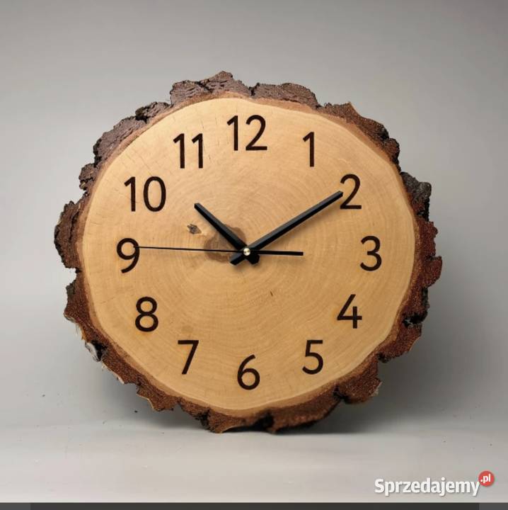 Zegar drewniany Wyposażenie wnętrz Warszawa