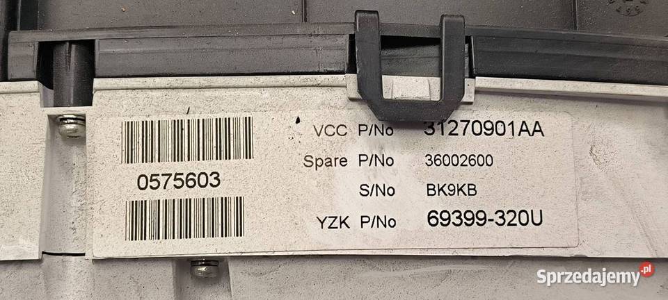 LICZNIK ZEGAR VOLVO V60 31270901AA Lipno sprzedam