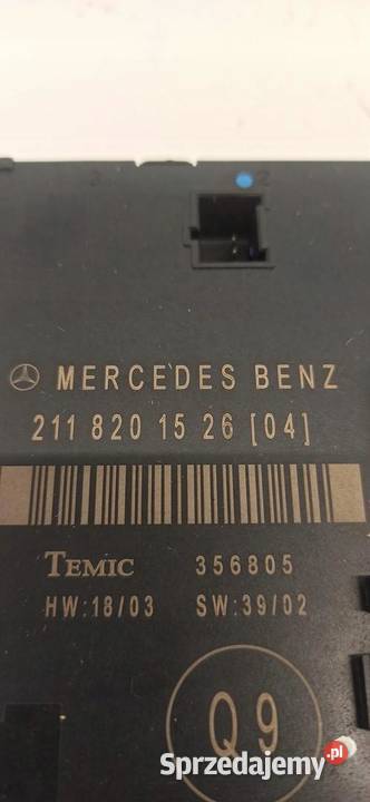 MERCEDES W211 MODUŁ DRZWI 2118201526 osobowe