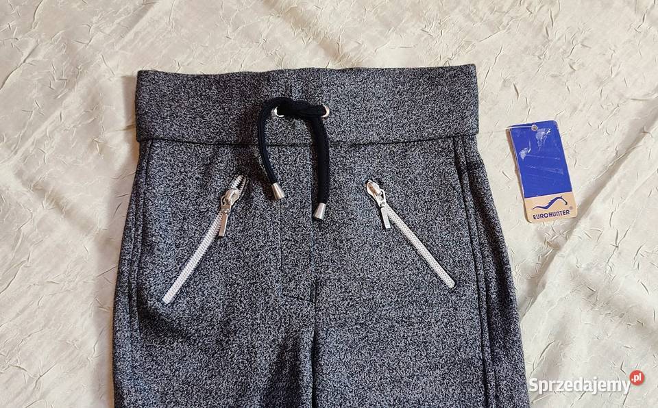 NOWE Bryczesy legginsy jeździeckie dzieci 120 Jasień sprzedam
