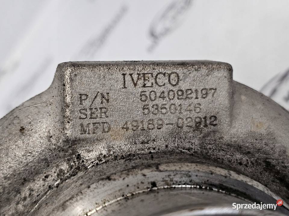 IVECO DAILY 30 HPI F1CE0481A 136 turbosprężarka osobowe