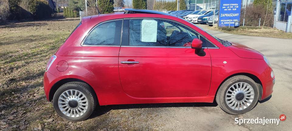 Fiat 500 12benzpanorama dach klimatyzacja Pszczyna
