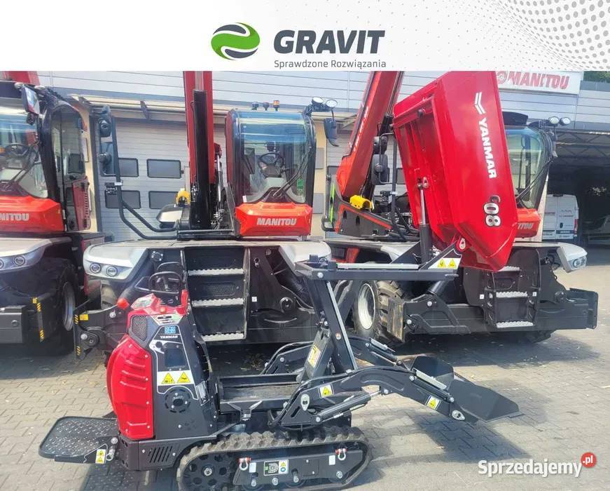 Wozidło gąsienicowe Yanmar C08 POWER Rok produkcji 2025 Lublin sprzedam