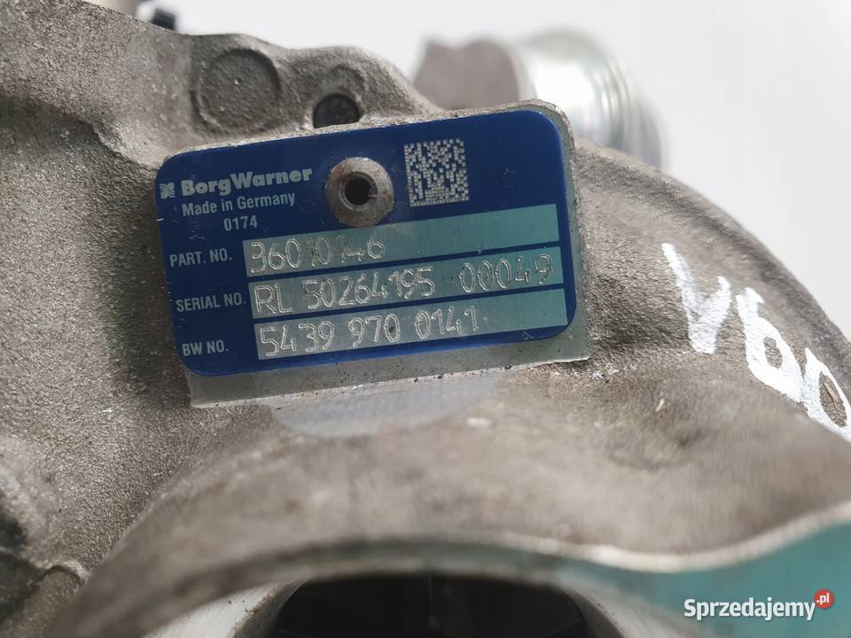TURBOSPRĘŻARKA Volvo V60 24 D D4 190 turbo