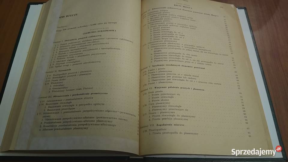 Geometria wykreślna T 1  Tadeusz Rachwał album z matematyka, statystyka Gdańsk