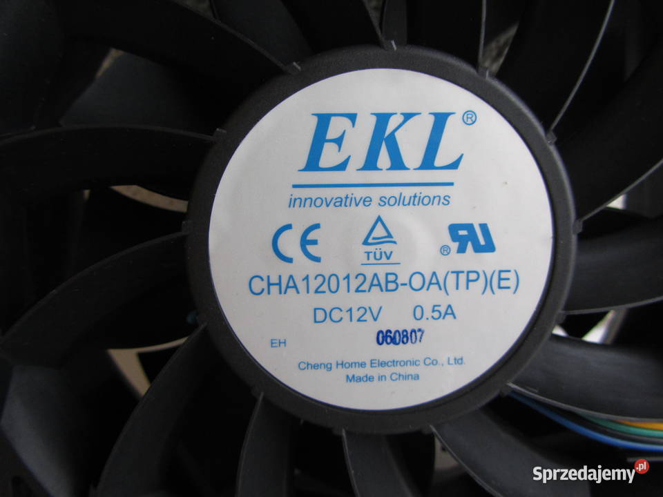 Wentylator EKL120x120x38 mm 4PIN 05A DC 12V warmińsko-mazurskie Olecko