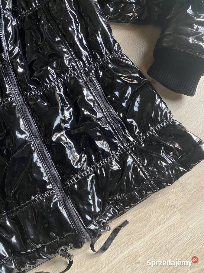 Kurtka damska lateks 42 czarny Kurtki i płaszcze dolnośląskie Wrocław