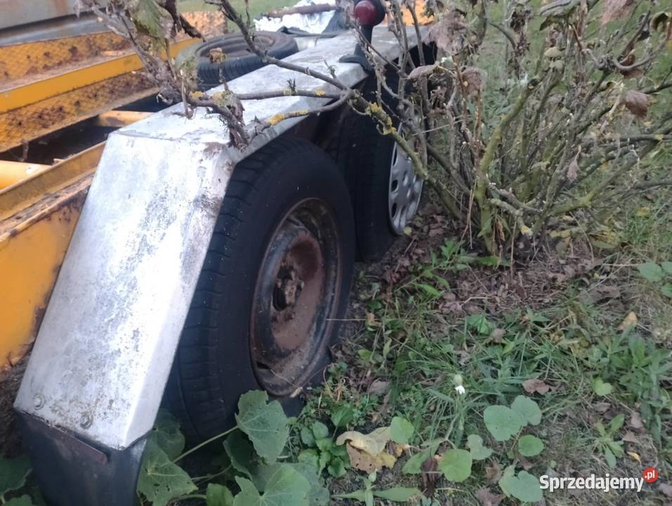 Laweta uchylna przyczepa solidna zarejestrowana Brodnica sprzedam