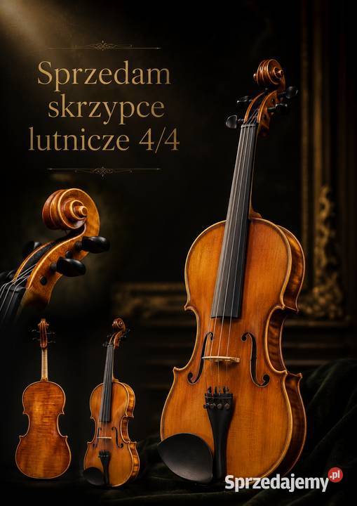 Skrzypce lutnicze 44 stan idealny 2023 nowe skrzypce