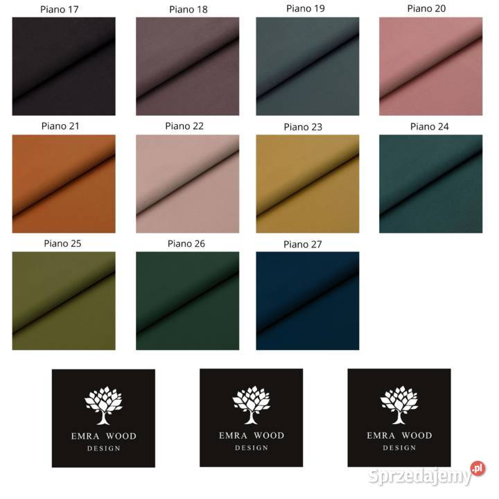 Krzesło Grafitowe prosto producenta EMRA WOOD 1cm podlaskie