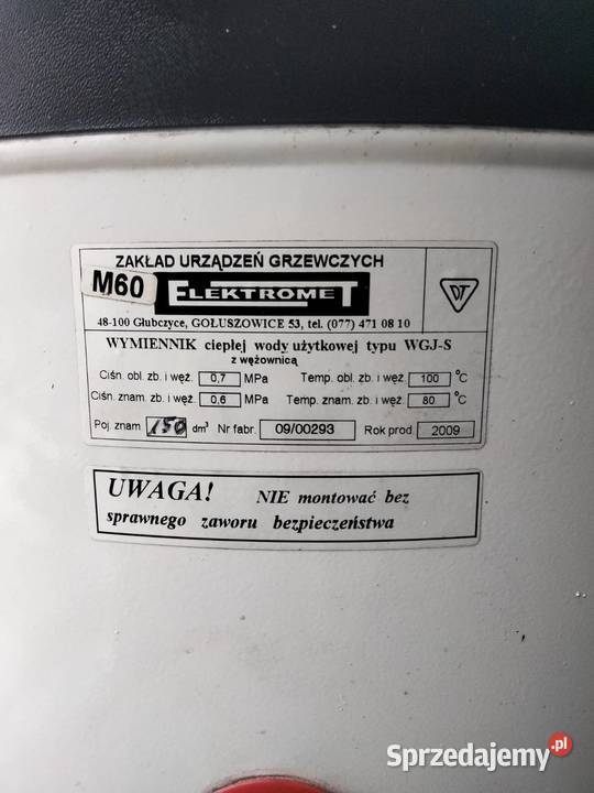 Wymiennik ciepłej wody Puławy