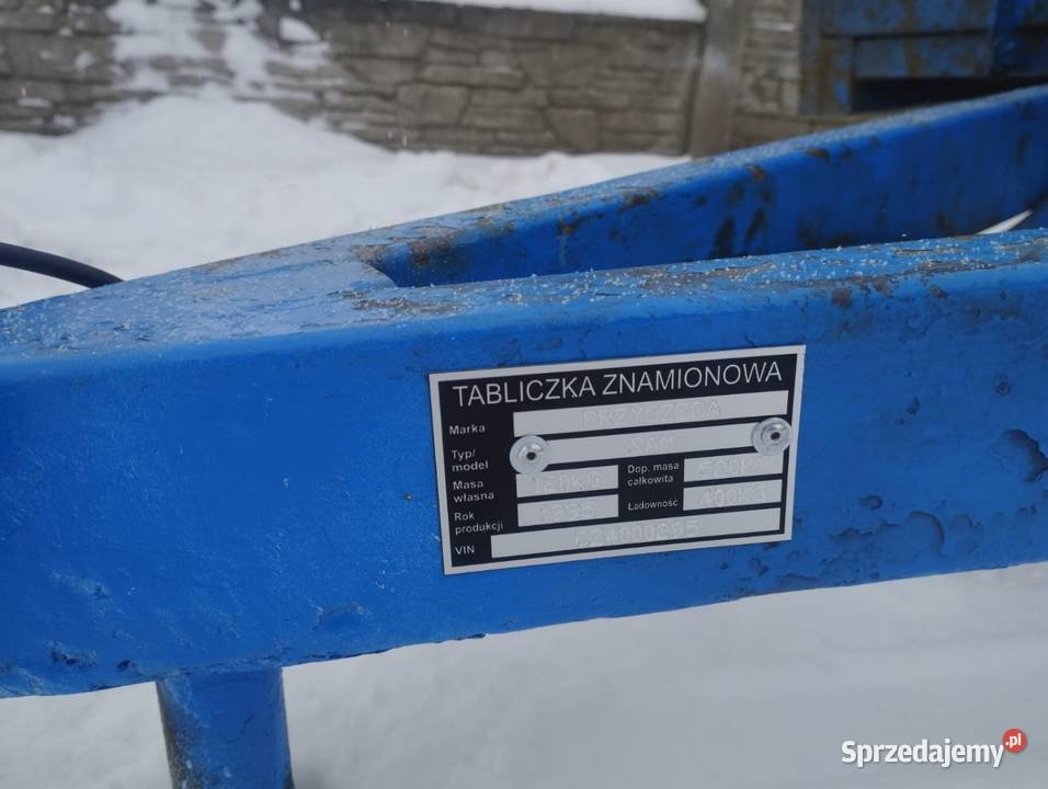 Przyczepka samochodowa zarejestrowana towarowe sprzedam