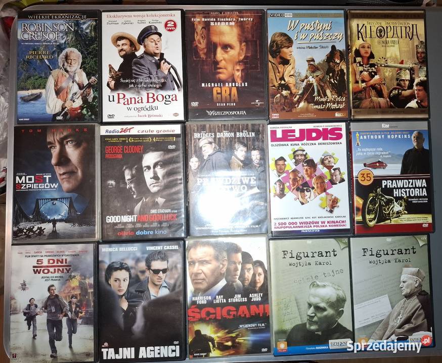 Kolekcja Filmów DVD Część Nowych w Folii 140