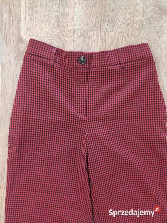 Spodnie w czarną kratkę Next sprzedam
