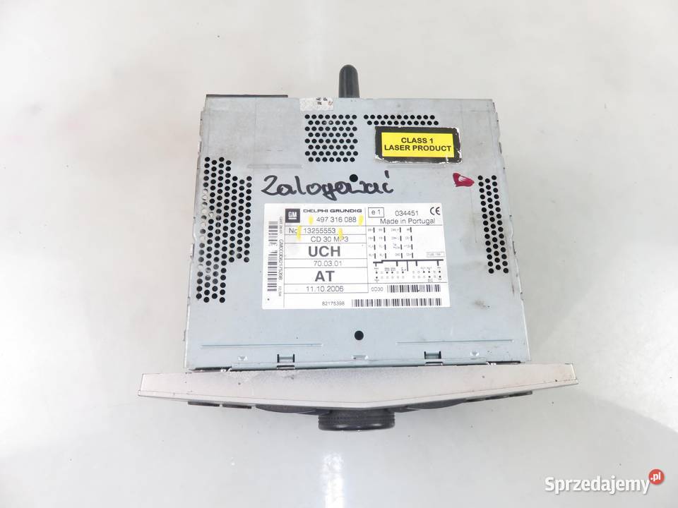 RADIO OPEL ZAFIRA B 13255553 497316088 sprzedam