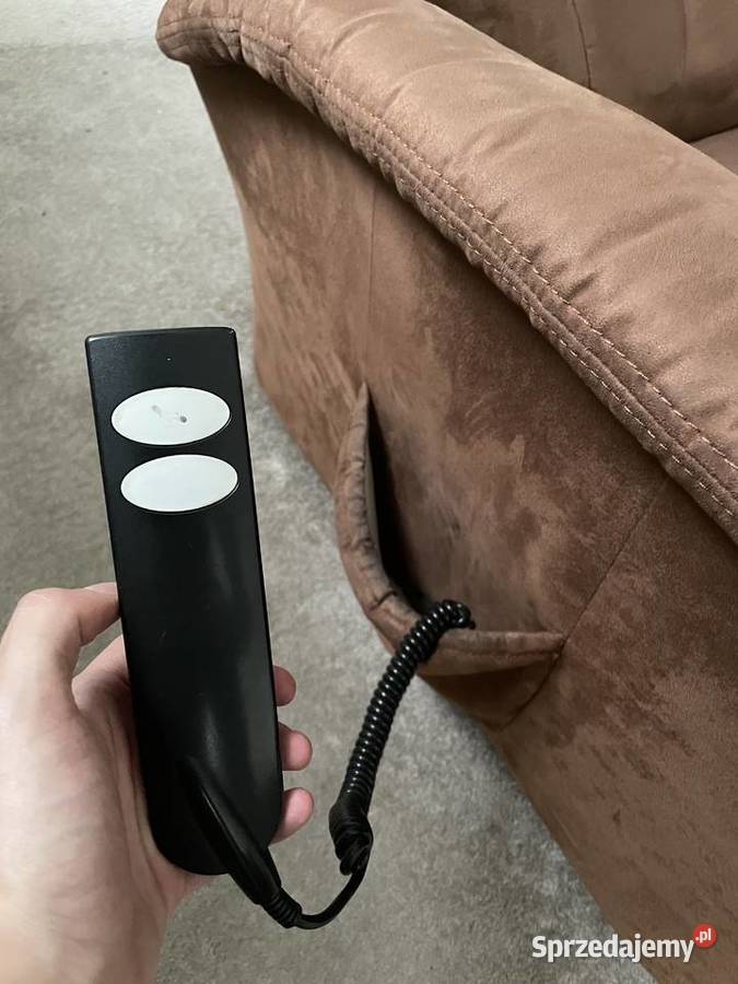 OKAZJA Fotel z funkcją relax sterowany pilotem Wrocław sprzedam