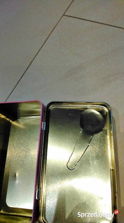 Puszka Metalowa Kolekcjonerska Lipton z Podpisem