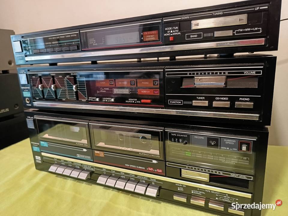 Zestaw Vintage SANYO