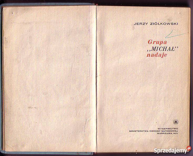 8047 GRUPA MICHAŁ NADAJE JERZY ZIÓŁKOWSKI Proza i poezja Czyrna