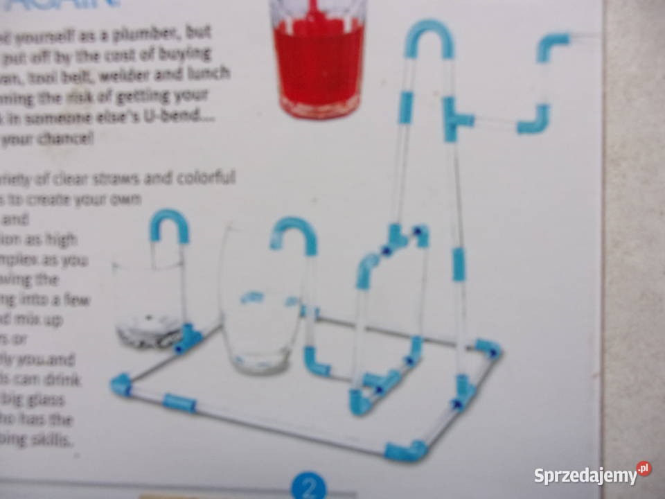 Wyjątkowe słomki do napoju rozwija wyobraźnie