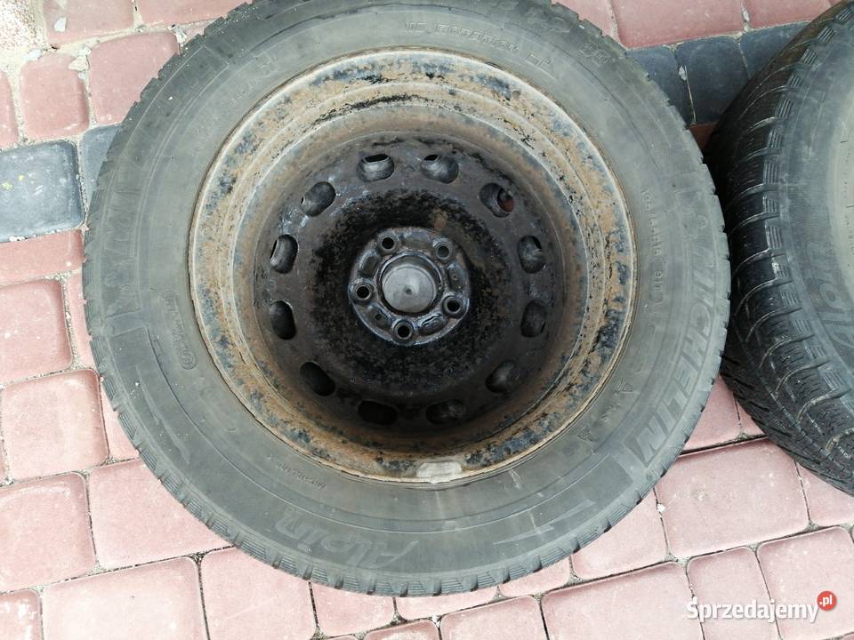 Koła zimowe Volvo s40 kompletne stalowe bieżnik Rozmiar 15" Koła i felgi Iwanowice Dworskie