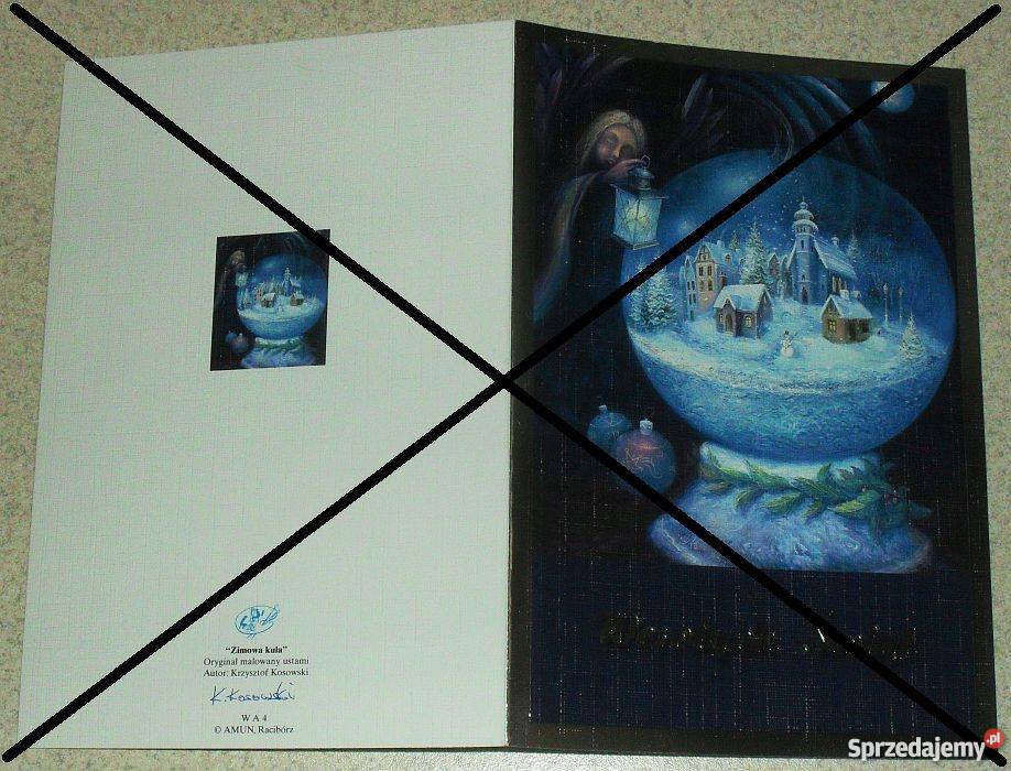 Unikatowe kartki świąteczne Reprodukcje Kolekcja Antyki, Sztuka, Kolekcje Gliwice