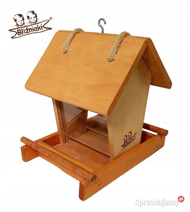KARMNIK PTAKÓW na parapet z zasypem na ziarno z Zielona Góra
