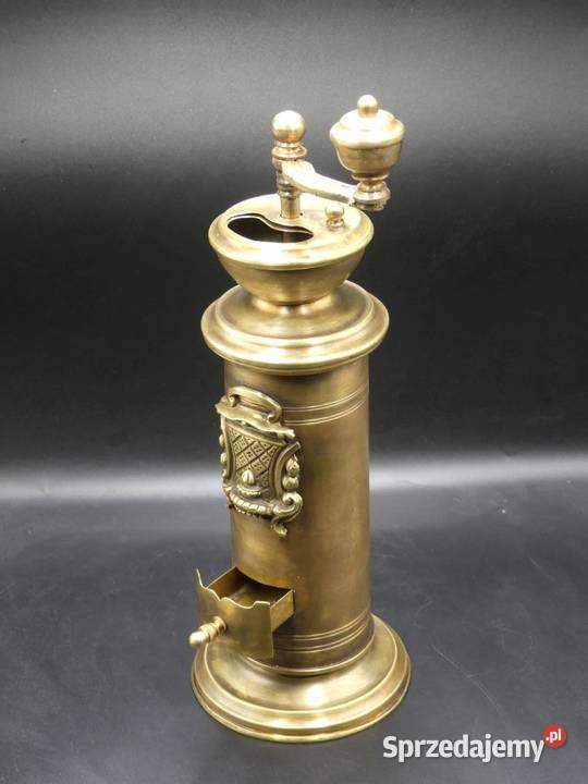 Piękny mosiężny młynek do kawy wielkopolskie Poznań