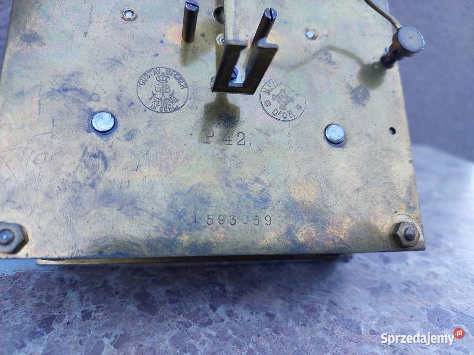 564 Mechanizm zegara ściennego GB Becker P42 Tczew
